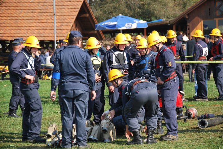 Člansko tekmovanje v gasilsko-športnih disciplinah je potekalo v Podpeči