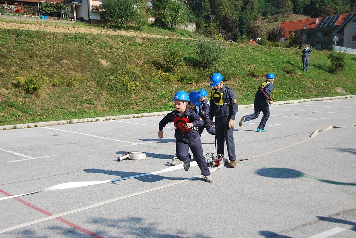 Mladinsko občinsko tekmovanje v gasilsko-športnih disciplinah